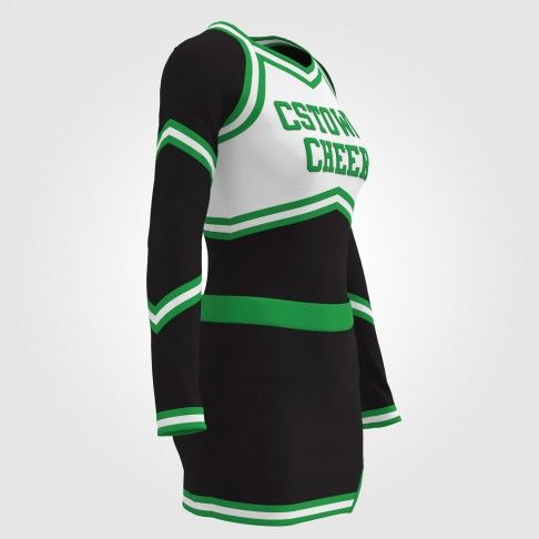 all star real sideline cheer uniforms black 3