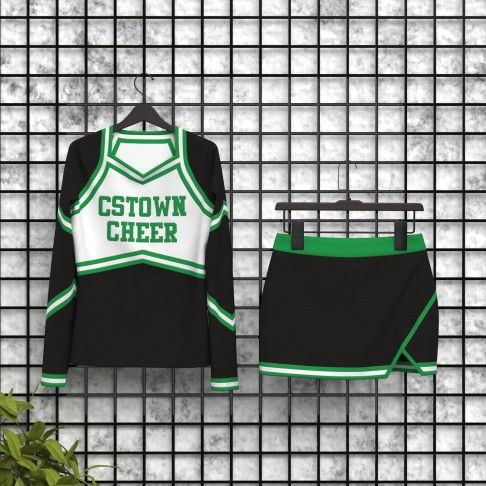 all star real sideline cheer uniforms black 5