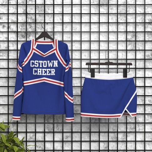 all star real sideline cheer uniforms blue 5