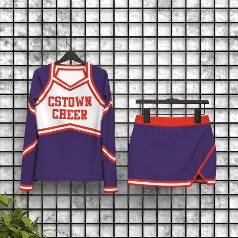 all star real sideline cheer uniforms purple 5