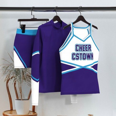 youth competition cheer apparel blue 5