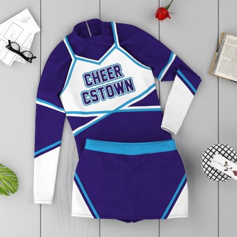 youth competition cheer apparel blue 6