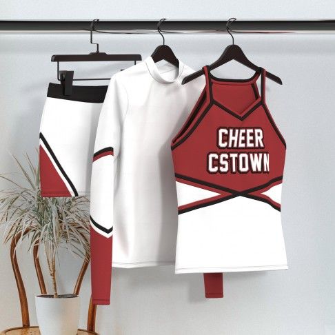 youth competition cheer apparel red 5