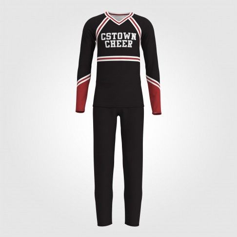 male cheerleader outfit black 0