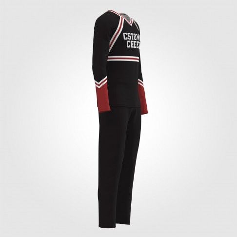 male cheerleader outfit black 3