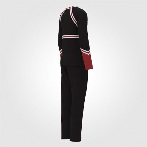 male cheerleader outfit black 4