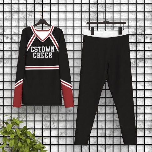 male cheerleader outfit black 5