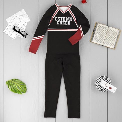 male cheerleader outfit black 6