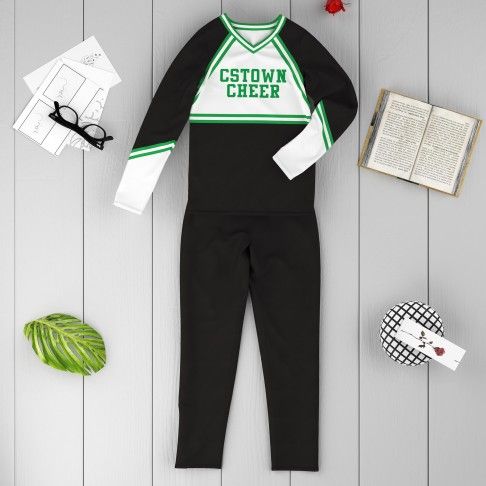 male cheerleader outfit green 6