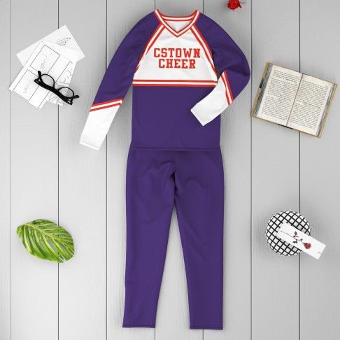 male cheerleader outfit purple 6