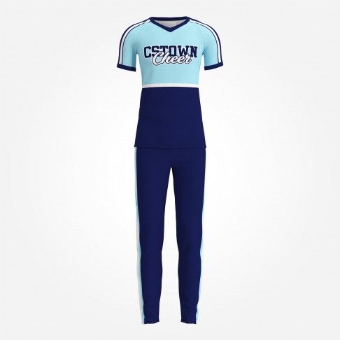 male cheerleader outfit blue 0