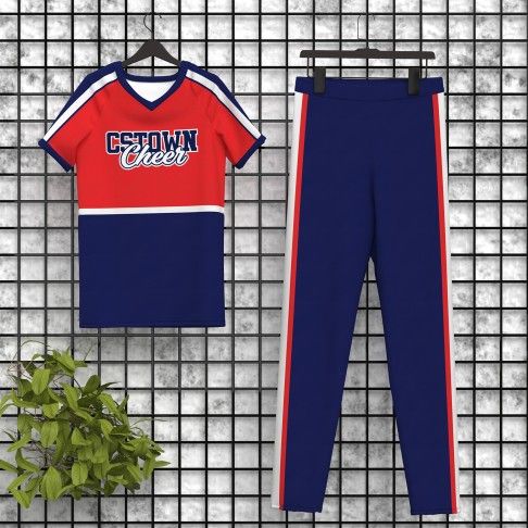 male cheerleader outfit red 5