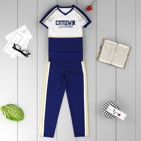 male cheerleader outfit white 6