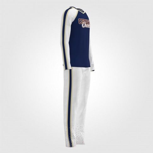 cheap mens cheerleader outfit blue 3