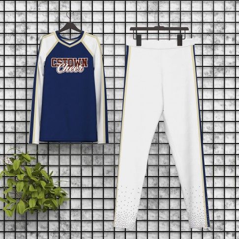 cheap mens cheerleader outfit blue 5