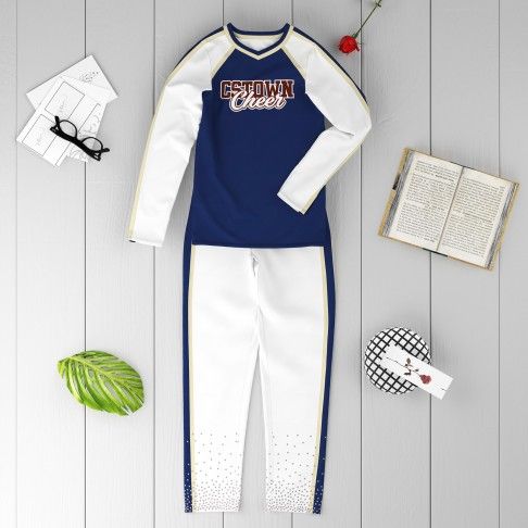 cheap mens cheerleader outfit blue 6