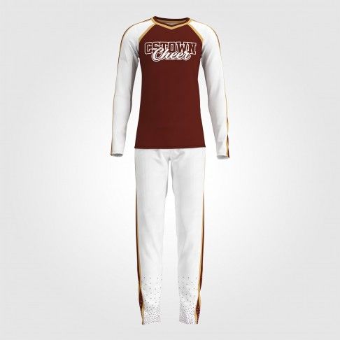 male cheerleader outfit brown 0