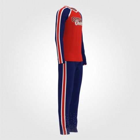 male cheerleader outfit red 3