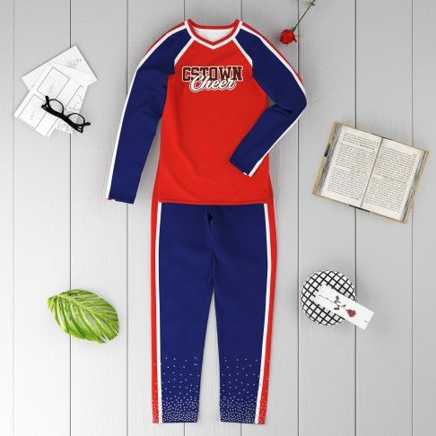 male cheerleader outfit red 6